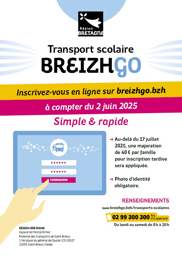 Inscription au transport scolaire 2025-2026