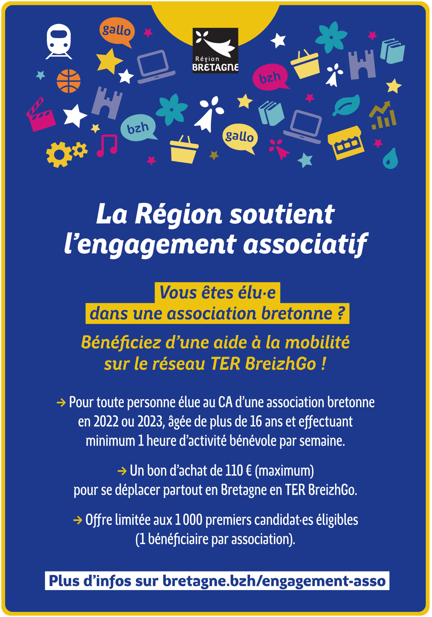 Dispositif Engagement associatif – Mobilité | Région Bretagne