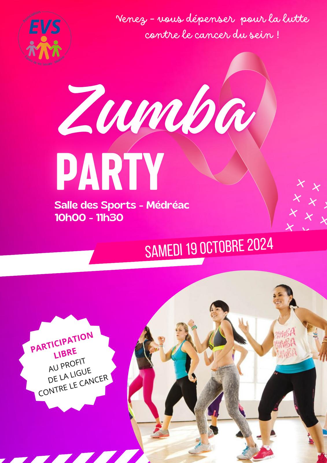 Médréac – zumba octobre rose