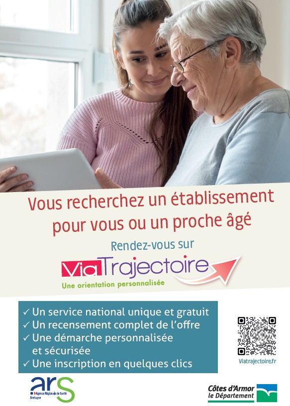 VIATRAJECTOIRE, simplification d’inscription en structures d’accueil pour les personnes âgées.