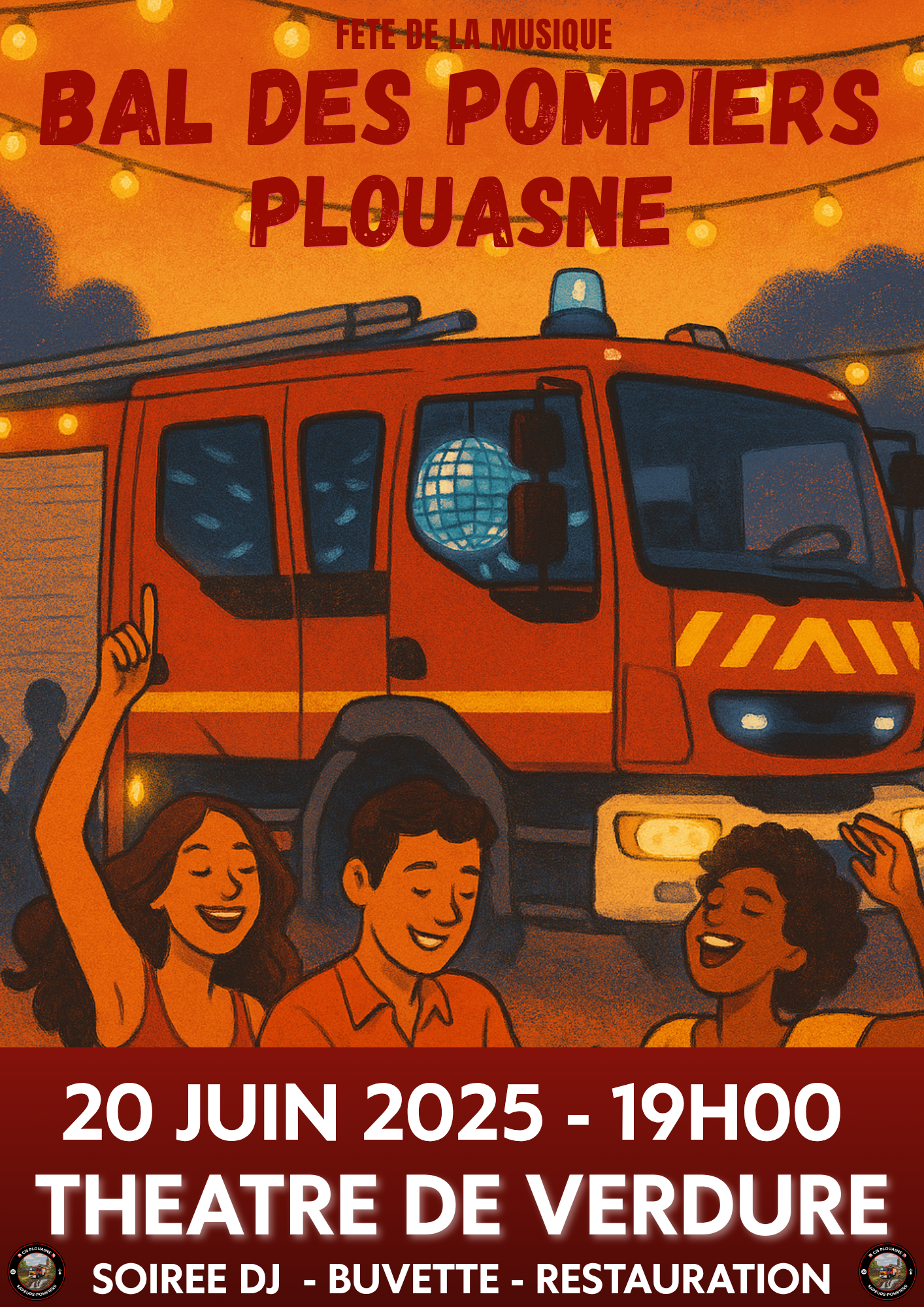 Plouasne – Fête de la Musique – Bal des Pompiers