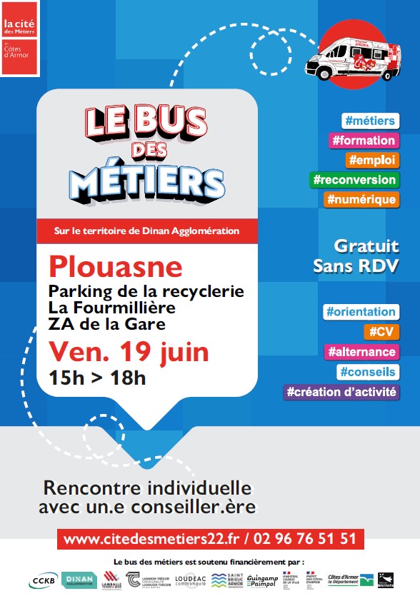 PERMANENCE DU BUS DES METIERS – 19/06