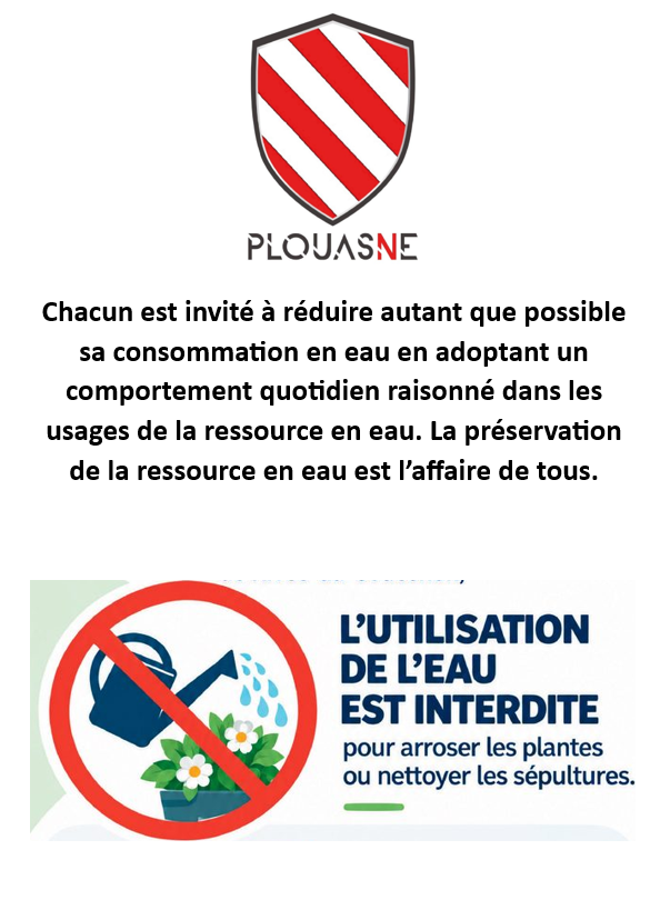 Restriction d’eau
